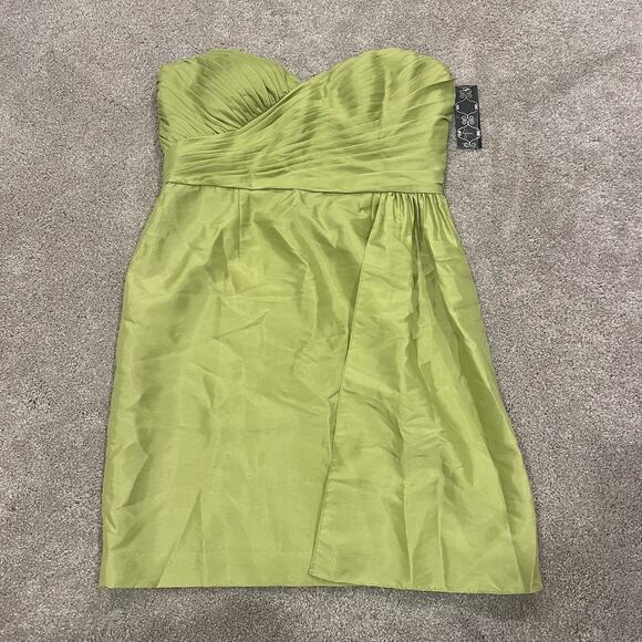 NWT Aqua Dresses Women's Green Strapless Mini Dress Size 12 - Picture 6 of 9